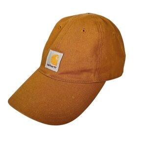 CARHARTT Canvas Logo Cap in Carhartt Brown